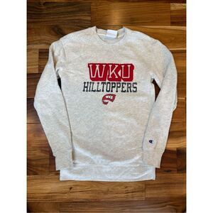 S Y2K Western Kentucky University Hilltoppers Crewneck‎ Champion